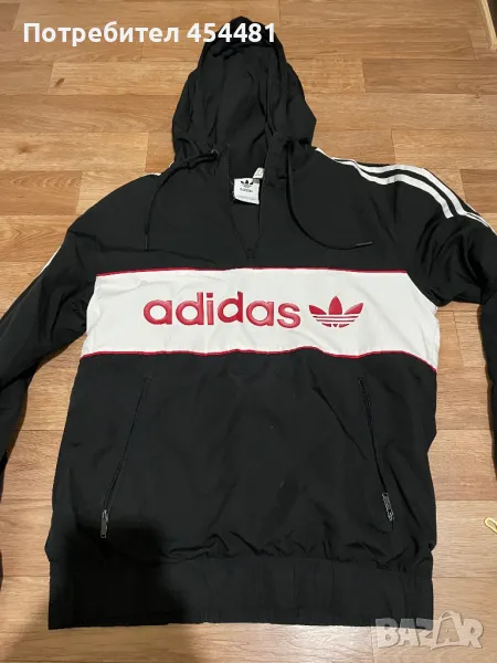 Adidas 1/2 zip fleece hoodie , снимка 1