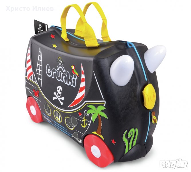 Детски Куфар TRUNKI Трунки Ride - On Pedro the Pirate Ship Пират Момче, снимка 1