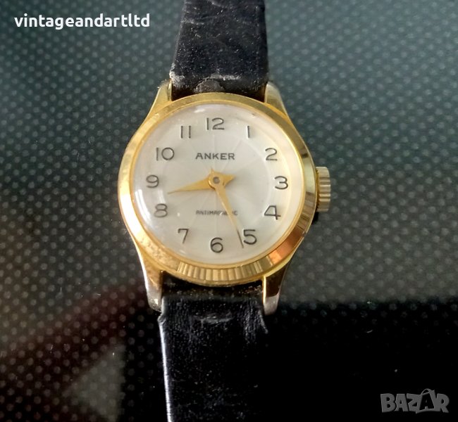 Колекционерски часовник Анкер, Anker, позлата,отличен, снимка 1