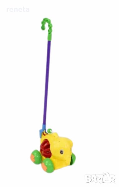 Играчка  За бутане, Пластмасова, Жълта, снимка 1