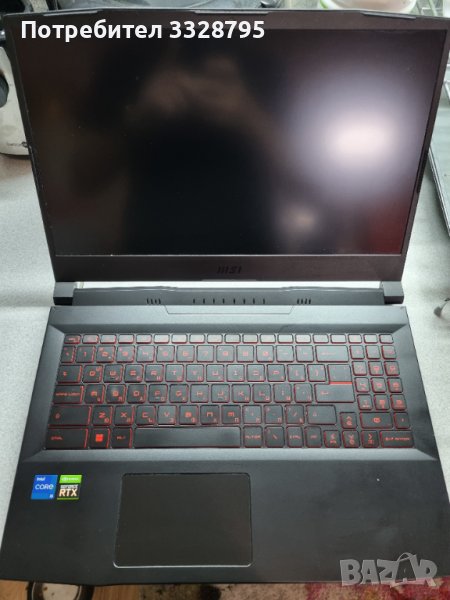 MSI Katana GF66 11UC-279XBG - RTX 3050 / I5-11400H / 16GB RAM /, снимка 1