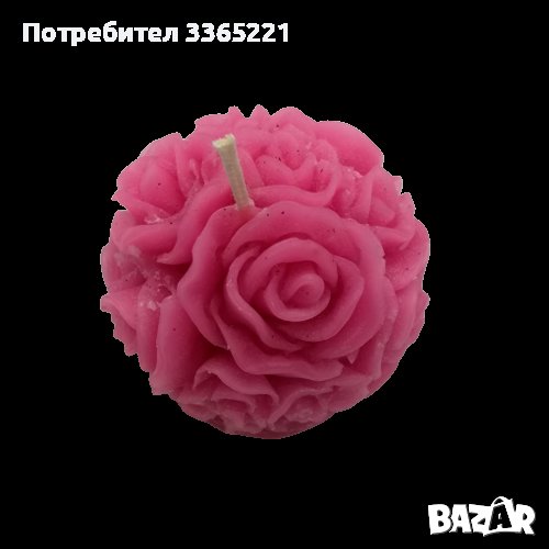 ароматна свещ мини роза, снимка 1