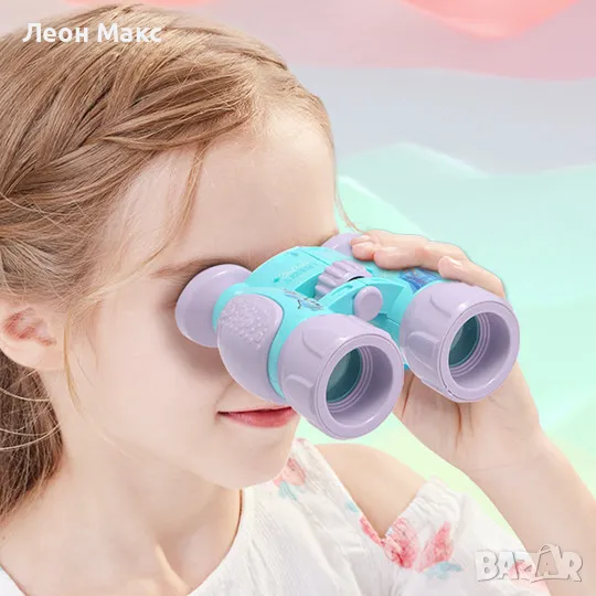 Детски Бинокъл в кутия, розов, снимка 1