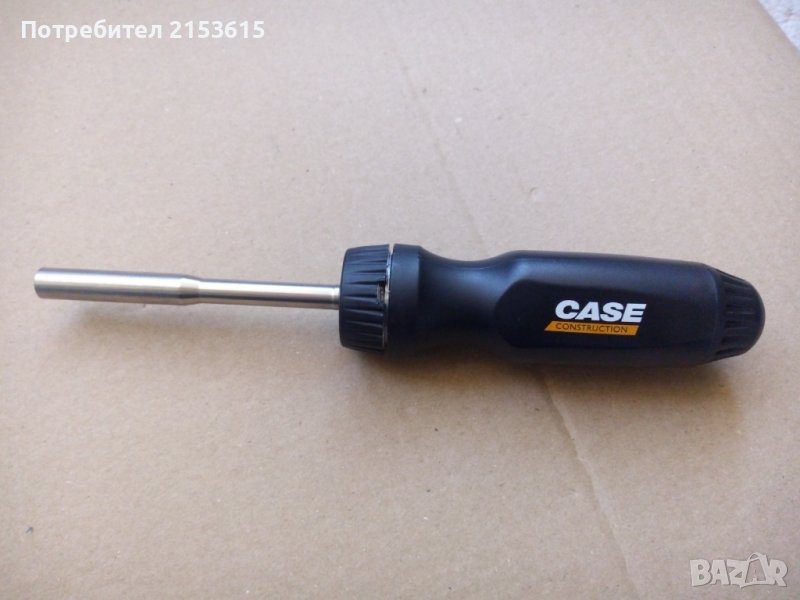 CASE IH  snap on  качествена отвертка-тресчотка с 5 бита , снимка 1