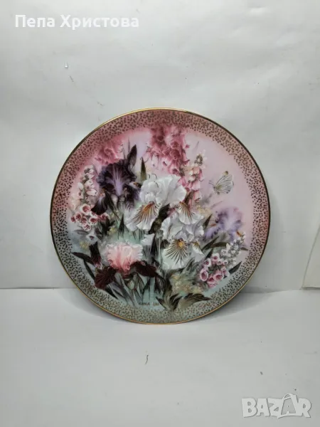  чиния с декор от  Lena Liu. , снимка 1