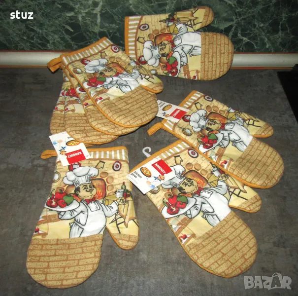 Кухненски ръкавици за горещи съдове, нови, снимка 1