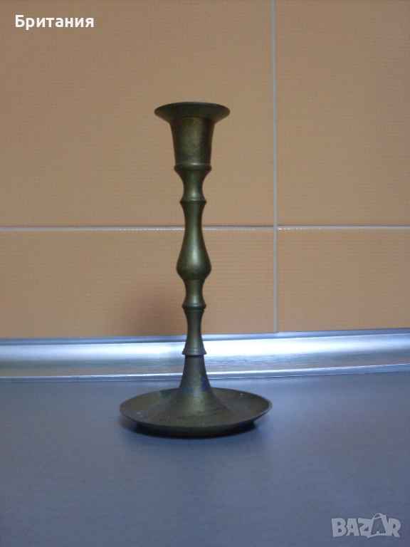 Бронзов свещник., снимка 1