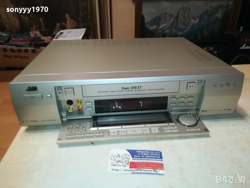 SOLD OUT-JVC HR-S9700EU SUPER VHS ET VIDEO-ВНОС SWISS LK1ED1311231725, снимка 1