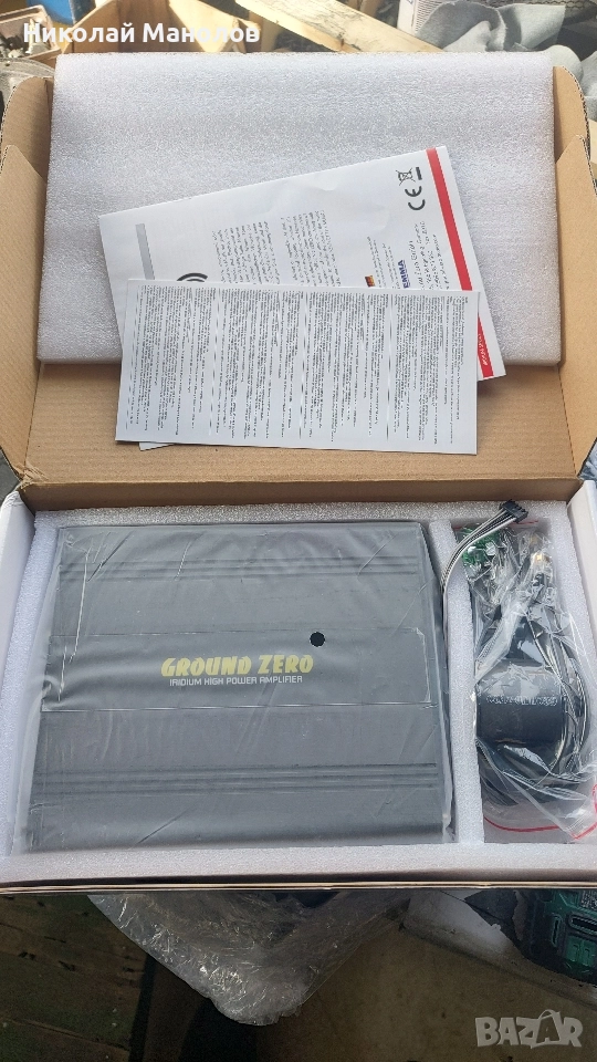 усилвател за кола ground zero 500.1 моно , снимка 1