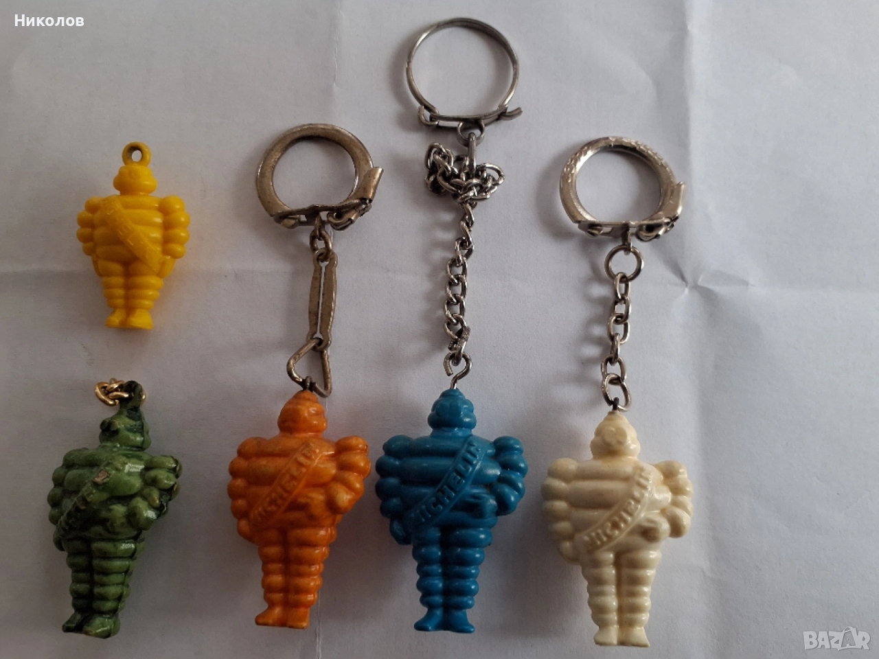 Ключодържатели стари MICHELIN , снимка 1