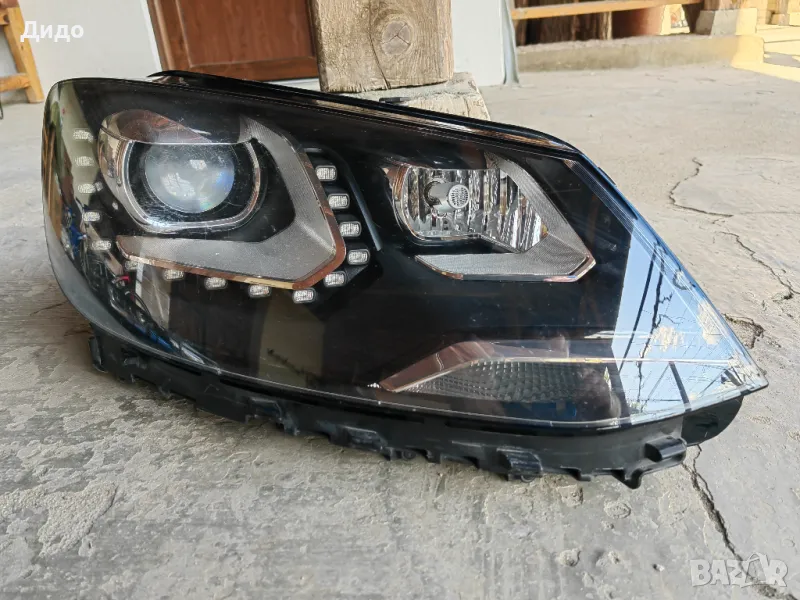 Фар VW Sharan Bi-Xenon LED десен / Фар Шаран ксенон / Фар Sharan Оригинален, снимка 1