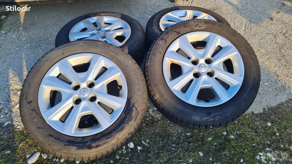 Джанти с гуми тазове Opel Corsa,Adam,Karl 4х100 15ки, снимка 1