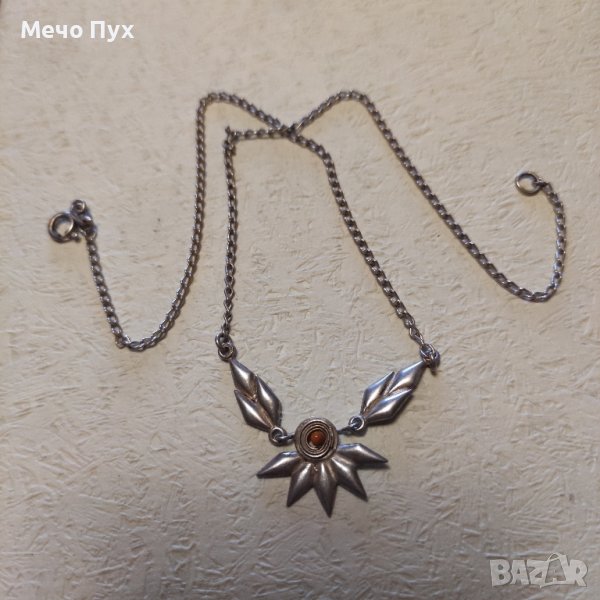 Сребърно колие (229), снимка 1