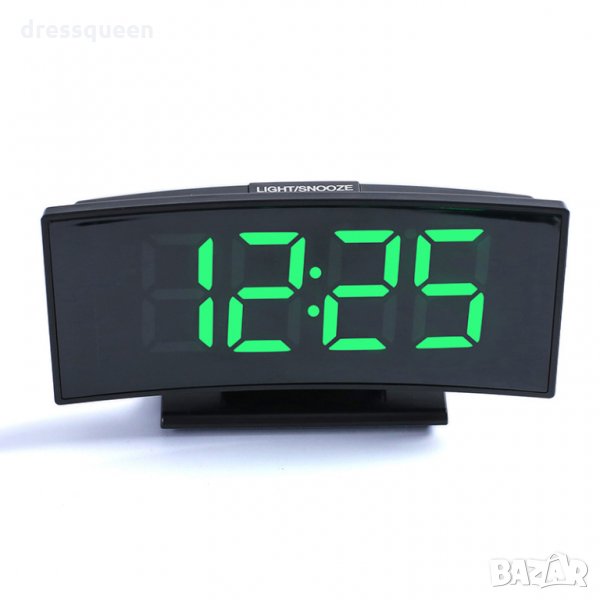 3621Настолен часовник със зелени цифри , снимка 1