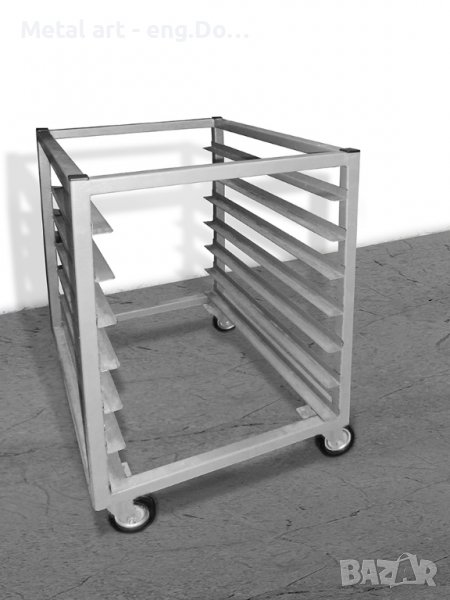 Колички за тави 60/40 - стелаж за тави - помощен, снимка 1