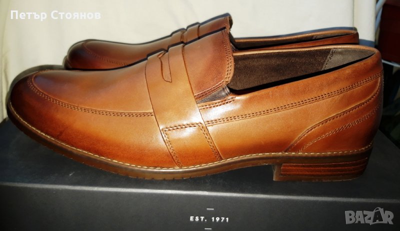 Елегантни мъжки обувки от естествена кожа ROCKPORT №45, снимка 1