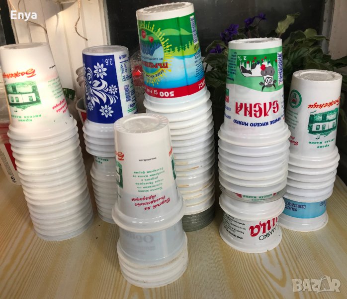 Кофички от кисело мляко за разсад, снимка 1