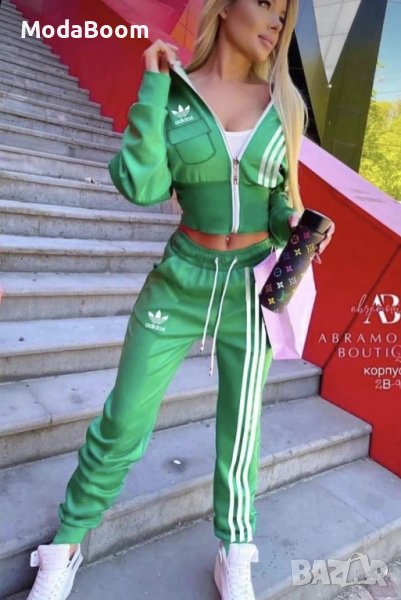 💚Adidas стилен зелен дамски екип💚, снимка 1