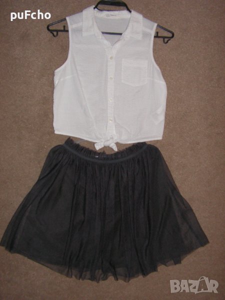 Лот пола Mango и риза H&M за 12 г., снимка 1