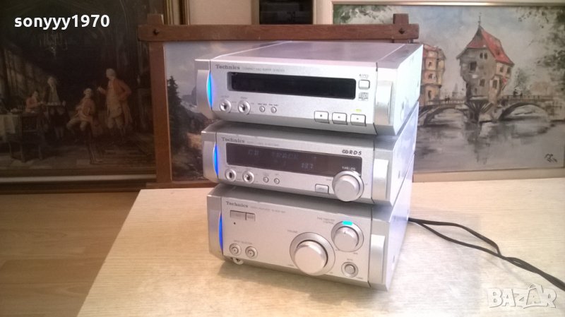 technics cd tuner amplifier-made in japan-внос швеция, снимка 1