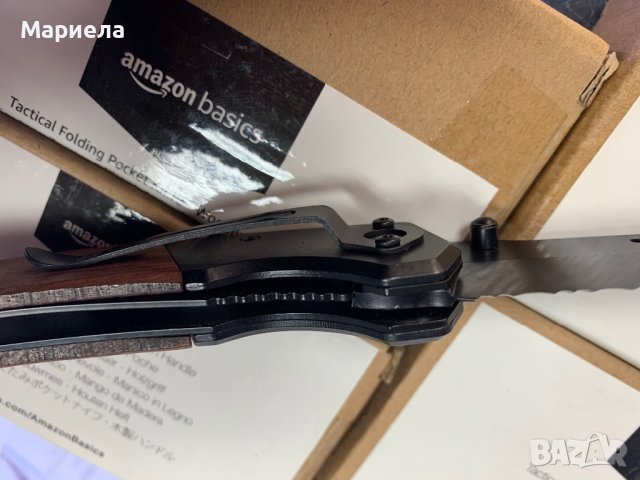 Amazon tactikal knife Джобно ножче / Сгъваемо джобно ножче / Нож с Калъф, снимка 6 - Ножове - 43773293
