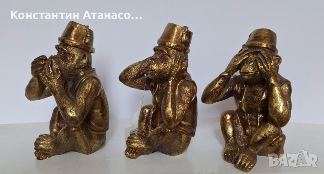 Статуетка на трите маймуни на Veronese , снимка 3 - Статуетки - 44843671