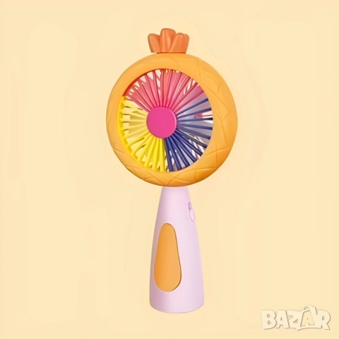 Мини вентилатор с плодова тематика – Компактен, цветен и освежаващ, снимка 7 - Друга електроника - 52125809