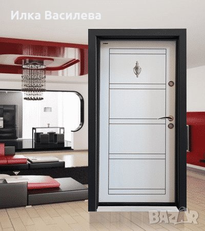 Турска блиндирана врата модел СЛ102 - орех металик, снимка 3 - Входни врати - 27401454