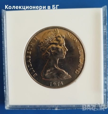 1 ДОЛАР 1974 ГОДИНА - НОВА ЗЕЛАНДИЯ, снимка 3 - Нумизматика и бонистика - 53220819