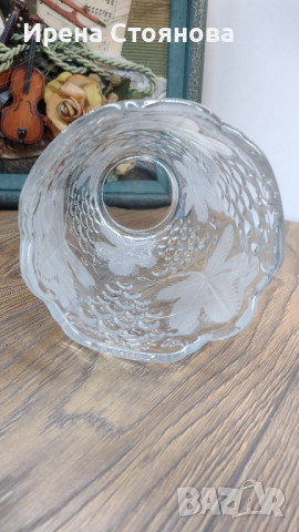 Кристална ваза и фруктиера , снимка 7 - Вази - 44906595