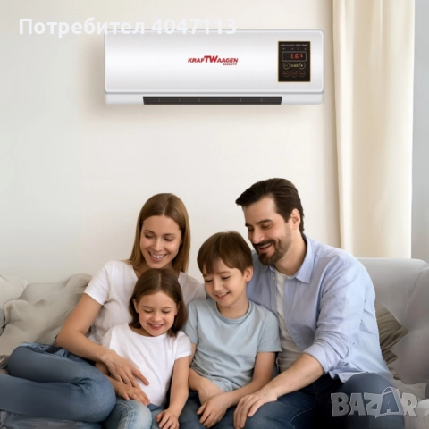 Стенна печка KraftWaagen 3 в 1 – отопление и охлаждане за всяка стая, снимка 6 - Други - 51793670