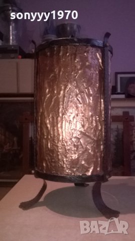 ПОРЪЧАНА-СТОИКА ЗА ЧАДЪРИ-КОВАНО ЖЕЛЯЗО МЕД МЕСИНГ, снимка 16 - Колекции - 27450829