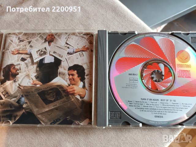 GENESIS, снимка 4 - CD дискове - 36613592