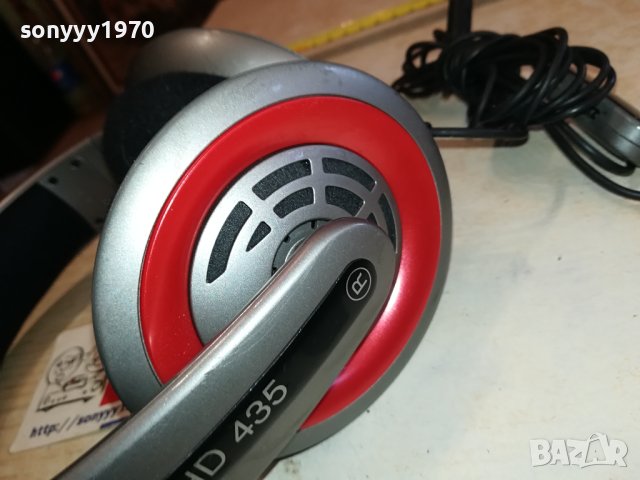 SENNHEISER HD435 STEREO HEADPHONES-ВНОС SWISS 0412231046, снимка 7 - Слушалки и портативни колонки - 43264609