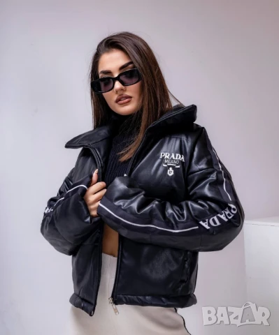 дебело кожено яке prada , снимка 6 - Якета - 51165281