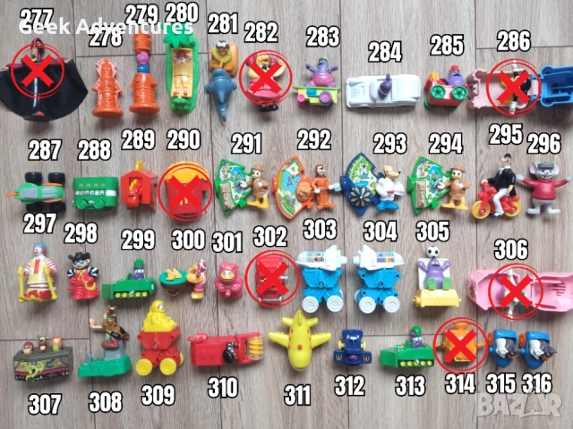 McDonalds Toys / Макдоналдс Играчки от 90те Винтидж Колекционерски, снимка 10 - Колекции - 46745216