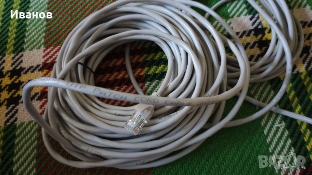 Продавам UTP patch кабел., снимка 3 - Кабели и адаптери - 43558511