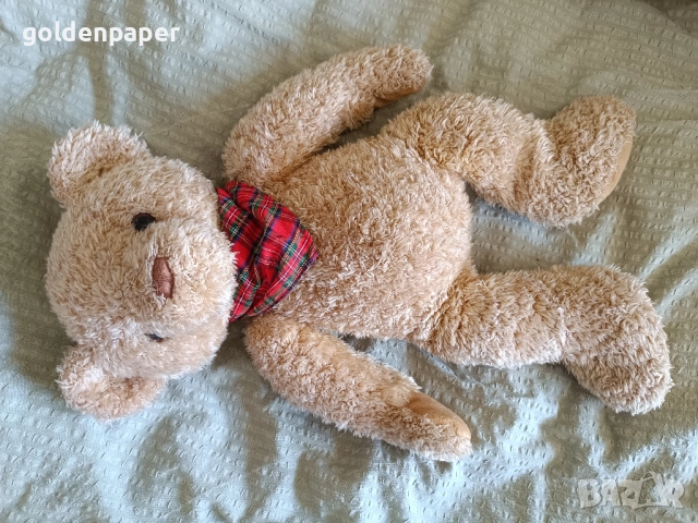 Плюшено мече Винтидж 45 cm Bob Der Bar, снимка 5 - Колекции - 52128900