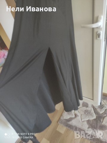 Дълга черна рокля, снимка 2 - Рокли - 36847510