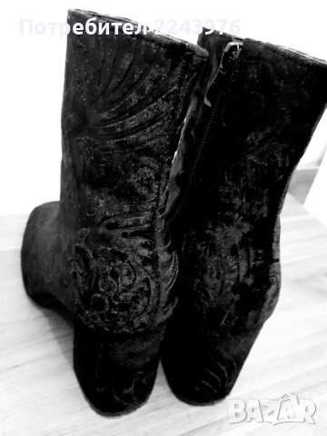 Дамски елегантни боти, снимка 5 - Дамски обувки на ток - 43313896