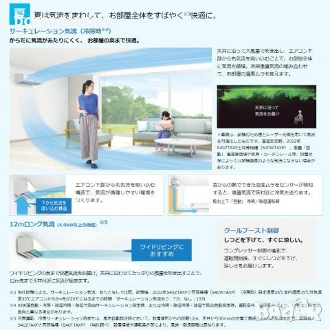 Японски Климатик DAIKIN S71ZTAXV-W White F71ZTAXV-W + R71ZAXV 200V･23000 BTU, снимка 8 - Климатици - 37444804