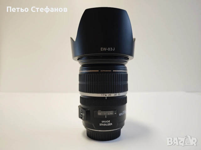 обектив Canon EF-S 17-55 mm f/2.8 IS USM Lens, снимка 7 - Обективи и филтри - 53327608