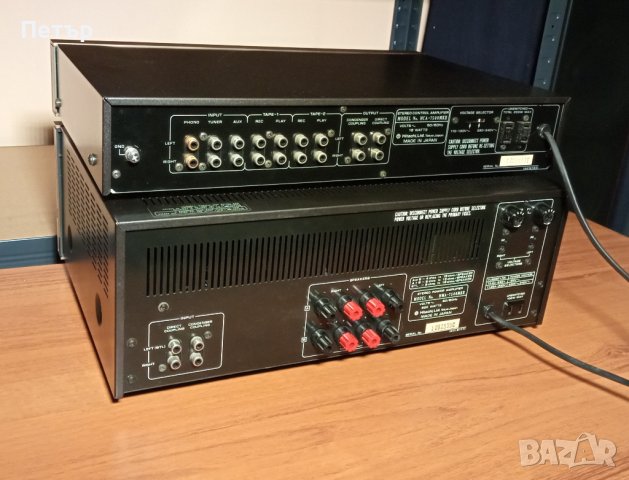Hitachi HCA-7500 mkII + Hitachi HMA-7500 mkII, снимка 4 - Ресийвъри, усилватели, смесителни пултове - 44105338