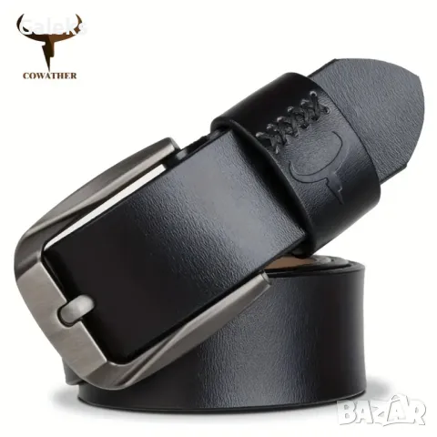 Премиум* Мъжки Ежедневен Спортен Колан COWATHER*/ Естествена телешка кожа!, снимка 5 - Колани - 49927906