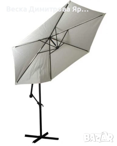 Чадър градински MUHLER 3м., снимка 5 - Градински мебели, декорация  - 50477443