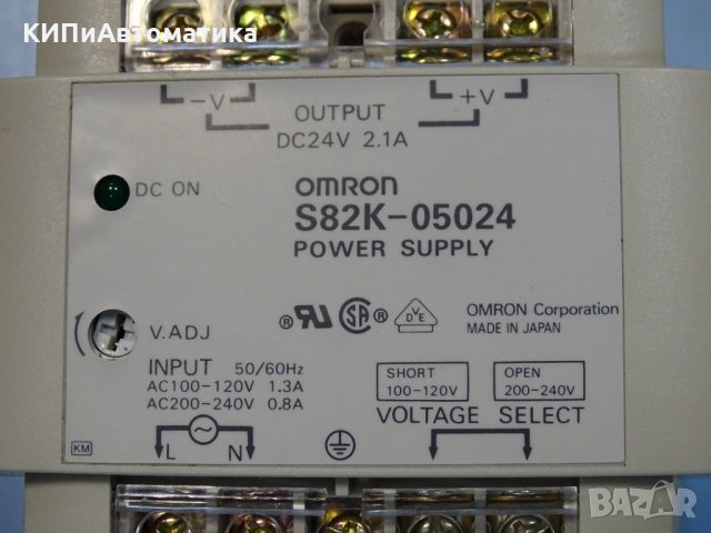 захранващ блок Omron S82K-05024 Power Supply, снимка 3 - Резервни части за машини - 35095102