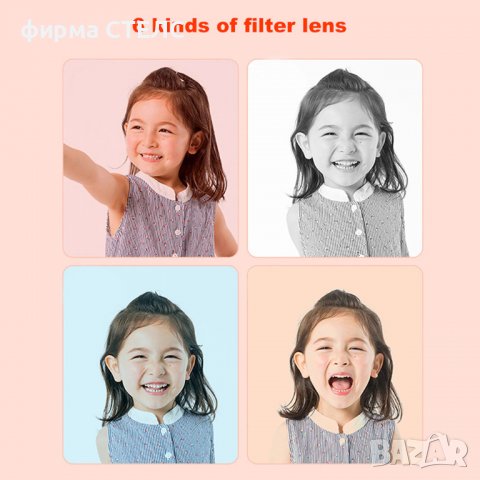 Дигитален детски фотоапарат STELS W329, Селфи камера, 64GB SD карта, снимка 8 - Фотоапарати - 40175878