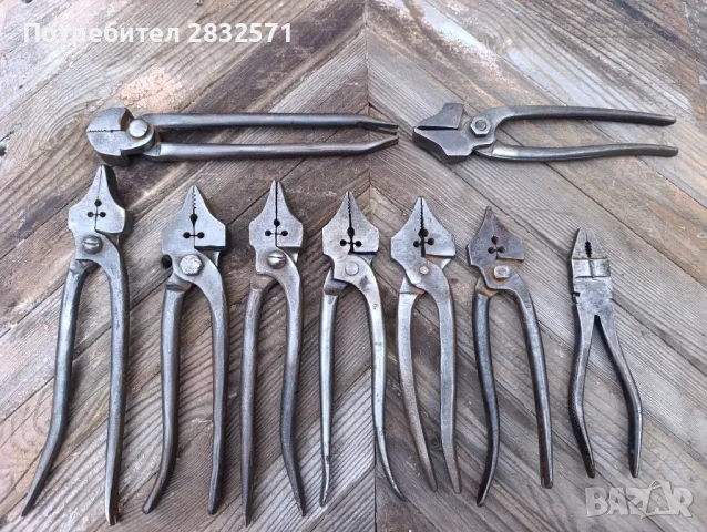 стари сарашки клещи, снимка 4 - Антикварни и старинни предмети - 49910999