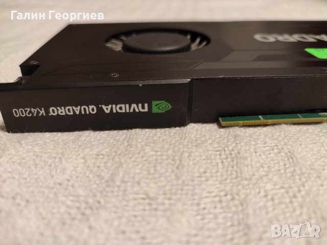 Видео карта NVIDIA Quadro K4200 4GB DDR5 256BIT, снимка 7 - Видеокарти - 39877090