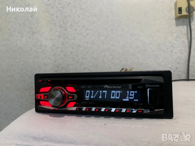 Авто Cd Pioneer Bluetooth, снимка 3 - Аксесоари и консумативи - 53466386